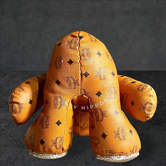 MCM Cognac Visetos Bunny With Rhinestone Accents - Picture 2 of 6